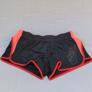 Nike Dri Fit Running Shorts in Black Pink & Red